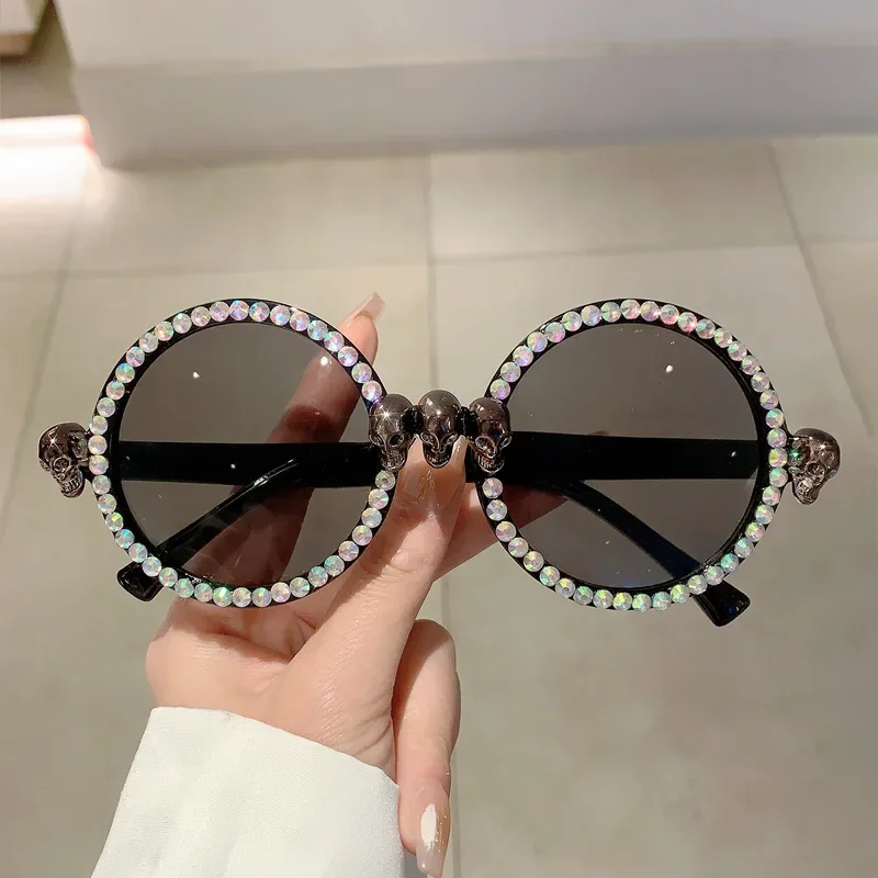 Круглые Солнцезащитные очки ручной работы женские модные забавные ретро
