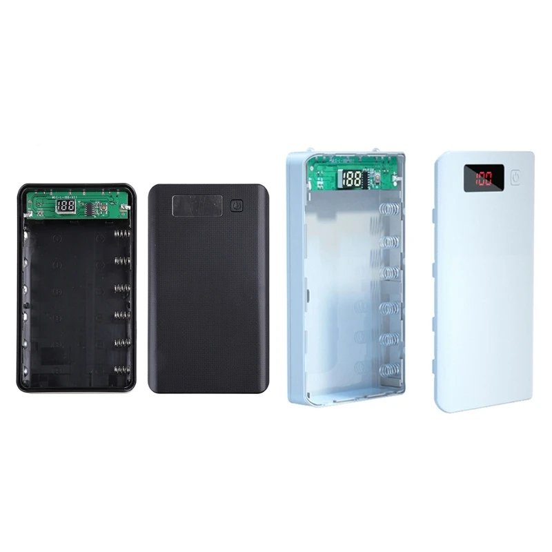 

6x18650 Power Bank for CASE A6 LCD Display Mobile Phone Charge DIY for shell Cha