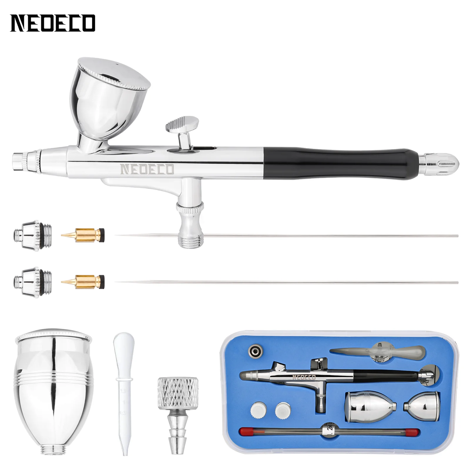 

Аэрограф NEOECO двойного действия 0.2/0.3/0.5 мм