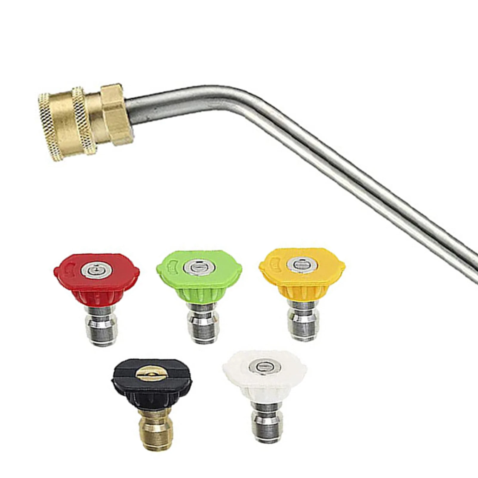 

6 шт., прочная палочка для мойки автомобиля с насадкой, 45 градусов