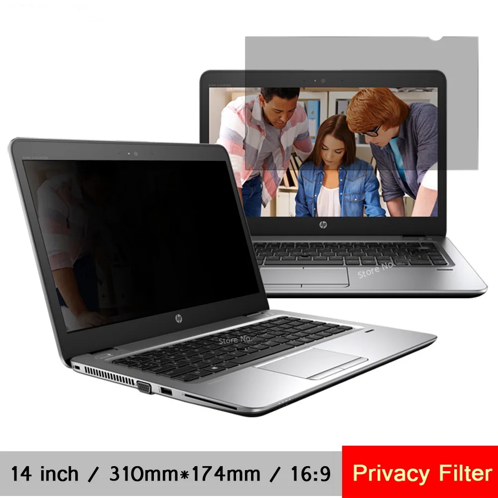 14 Inch (310mm*174mm) Privacy Filter For 16:9 Laptop Notebook Anti-glare Screen protector Protective film