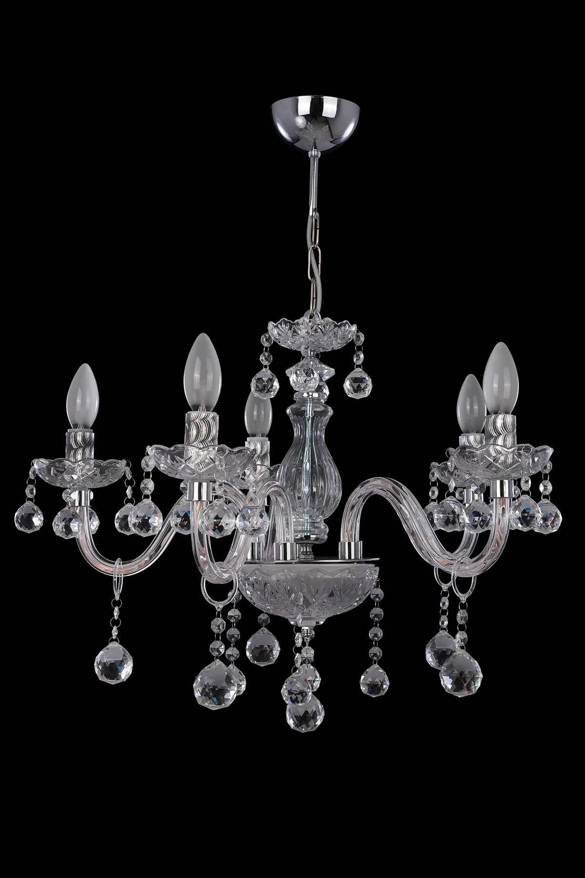 

Almira 5 шт. «прозрачная» стеклянная люстра