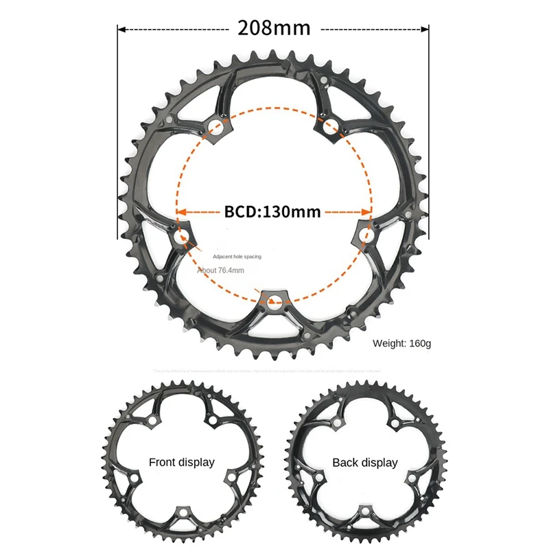Шатуны для дорожного велосипеда 53 50 39 34T универсальные велосипедные шатуны BCD130 110