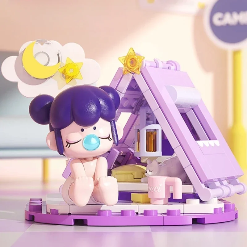 BabyNanci милый домашний строительный блок серии подвижная кукла настольный