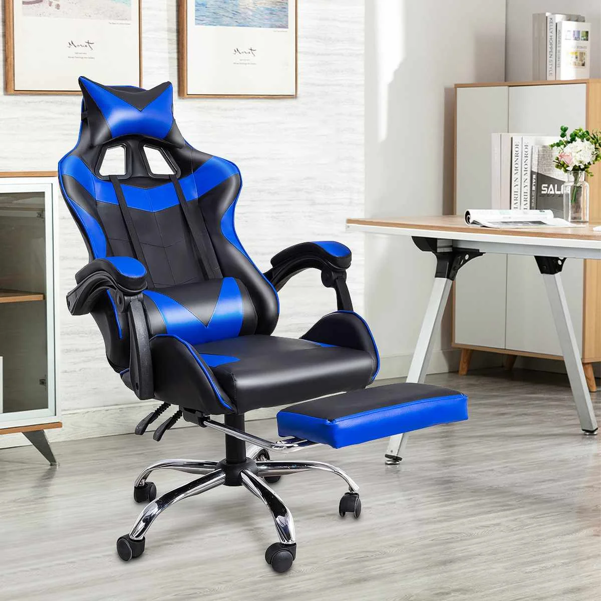 Reclining Office Chair Adjustable Height Rotating Lift Chair
