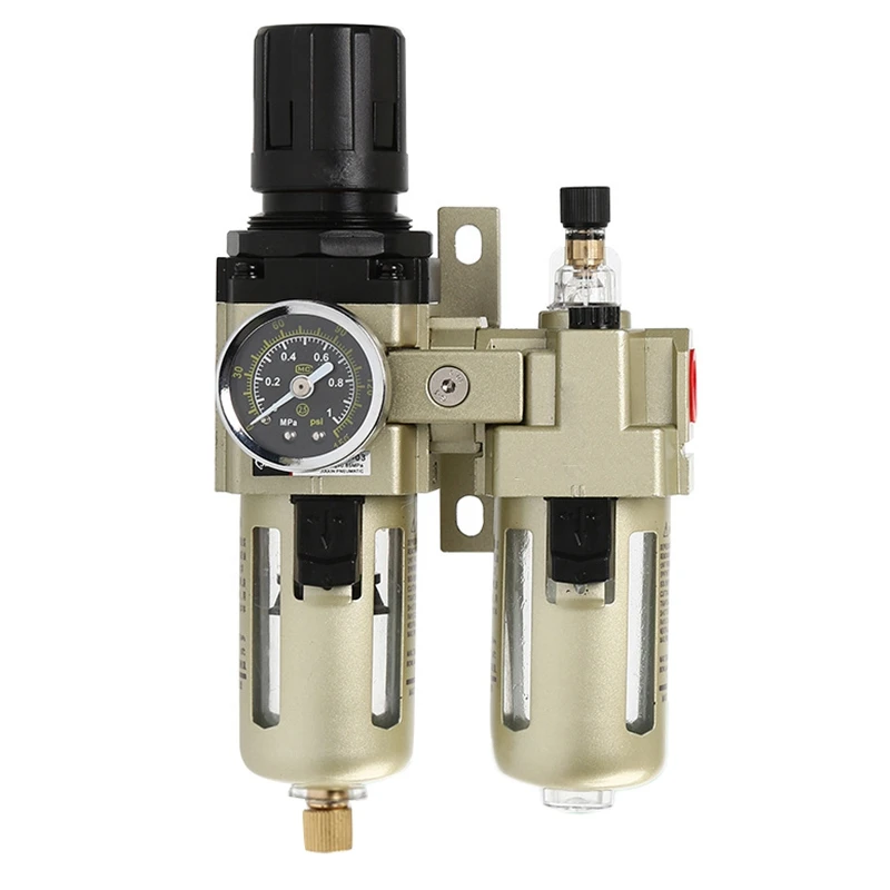 

Oil And Water Separator Filters Air Compressor Regulating Valve Two Air Filters