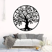 wall stickers tree of life home decoration murals for livingroom bedroom tree silhouette decals removable vinyl poster dw13608
