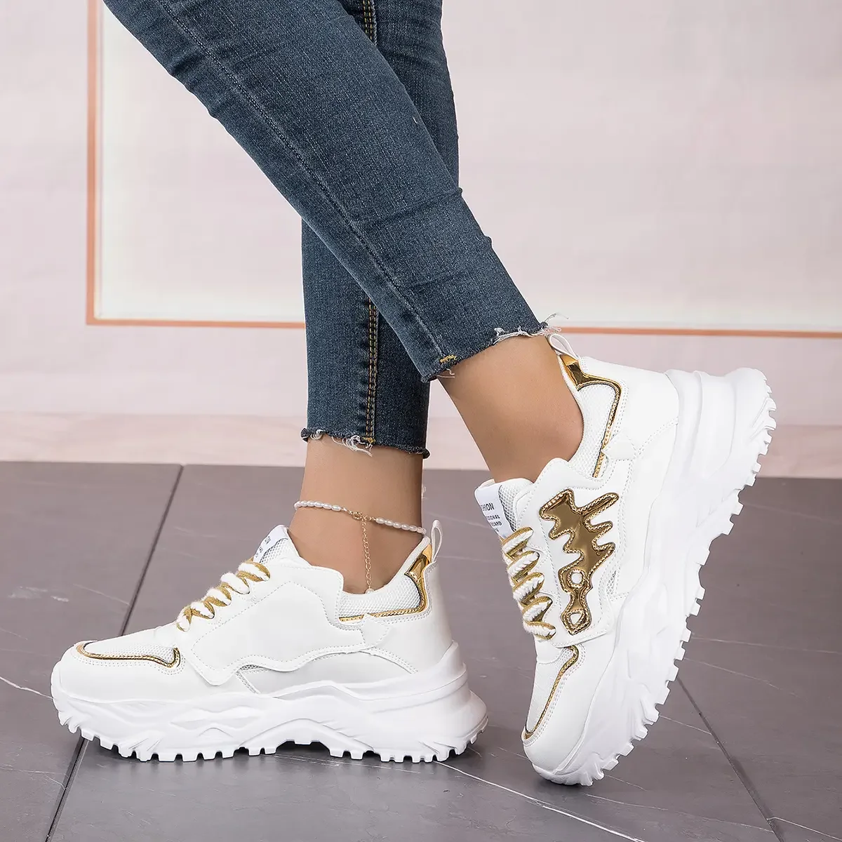 Женские Дышащие Кроссовки Для Бега Спортивная Повседневная Прогулочная Обувь