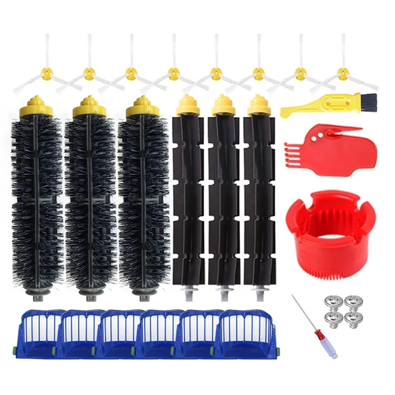 

Brush Filter For Irobot Roomba 600 610 620 625 630 650 660 680 690 Series Robot Vacuum Cleaner Accessories Spare Parts