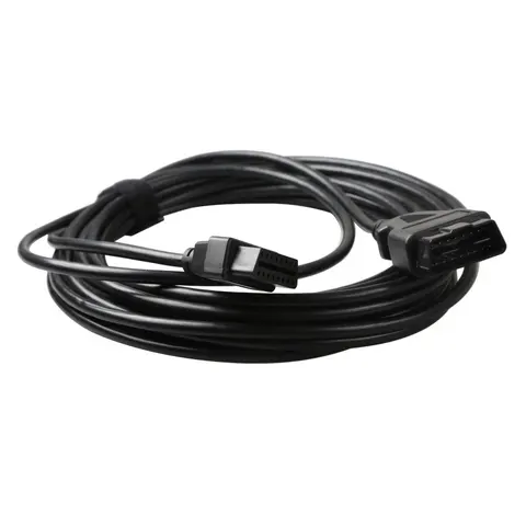 Автомобильный удлинитель OBD2 OBD II, 5/10 метров, 16-контактный разъем «штырь-гнездо», 10 м, автомобильный интерфейс разъема ELM327