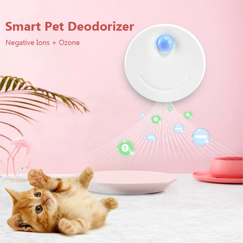 

Smart Pet Deodoriz Smart Cat Odor Purifier For Cats Litter Box Deodorizer Dog Toilet Rechargeable Air Cleaner Pets Deodorization
