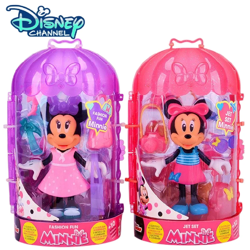 

Disney анимация периферийный кавайный Микки Маус замечательный дом милая Минни наряд принцесса путешествие игровой домик кукла подарок игруш...