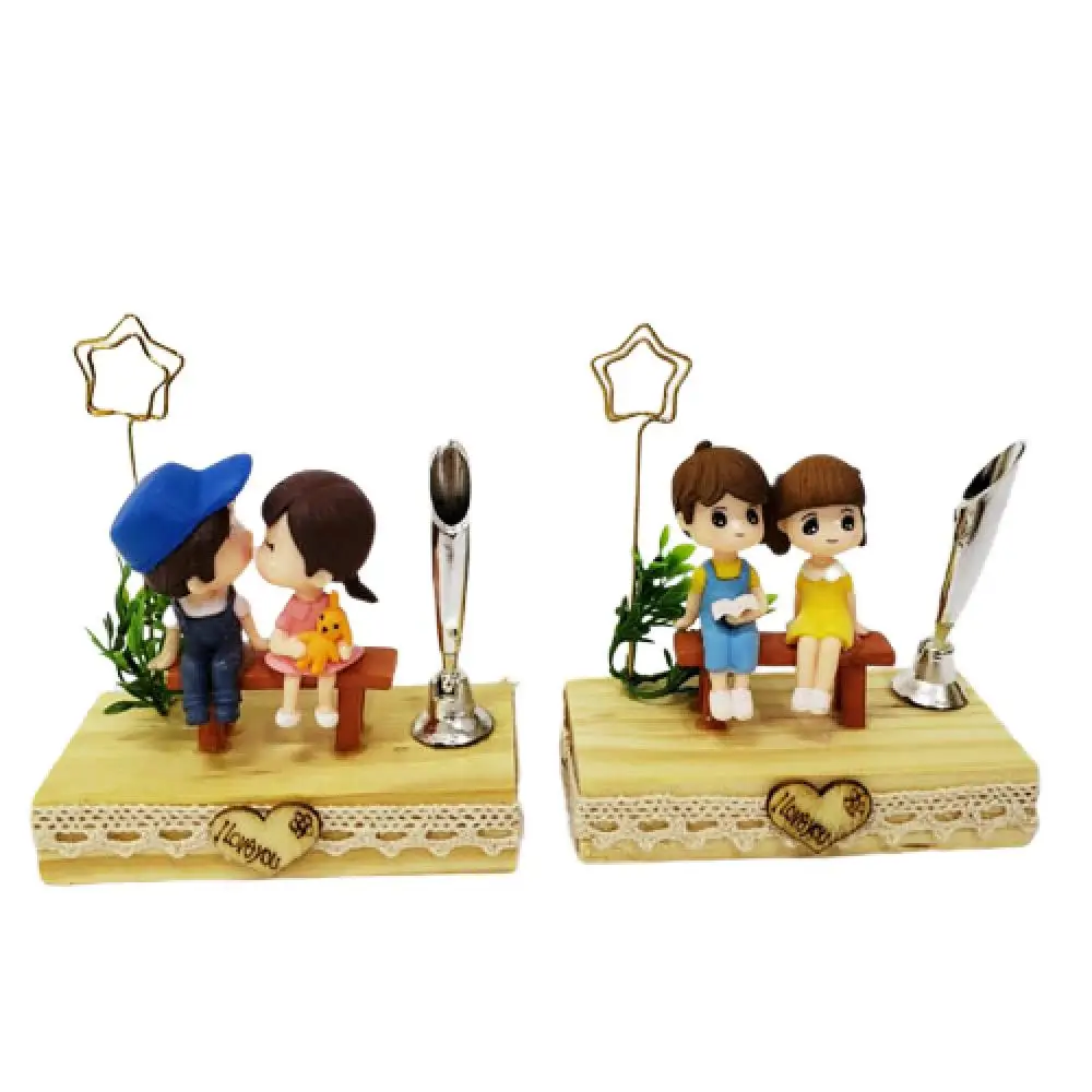 

Romantic Valentine 'S Desktop Memo Notes Penholder