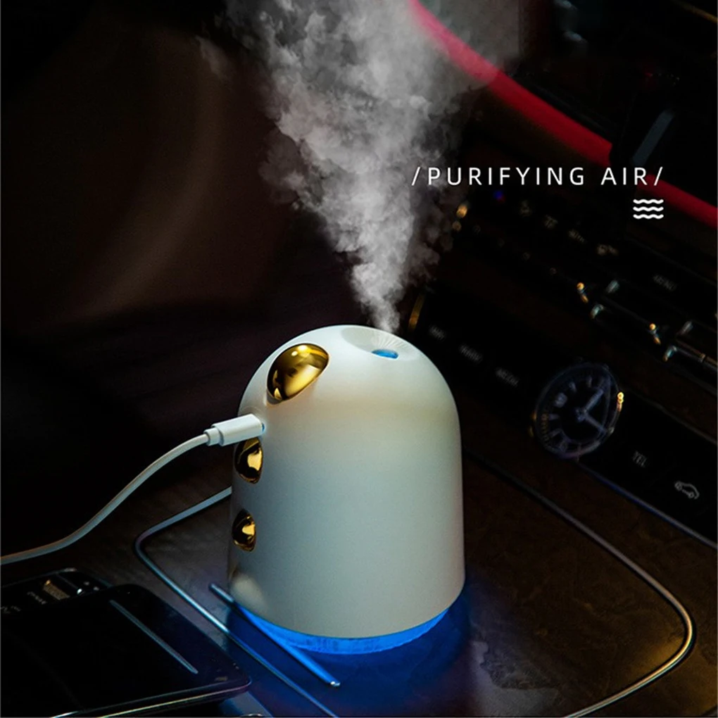 

250ML Portable Humidifier Electric USB Air Humidifier with Night Light Power-off Diffuser Mist Maker Freshener Car-interior