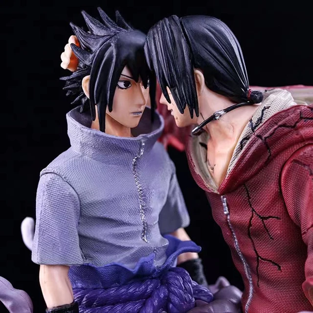 Naruto Shippuden Sasuke ed Itachi abbraccio Action Figure busto PVC 17cm 4
