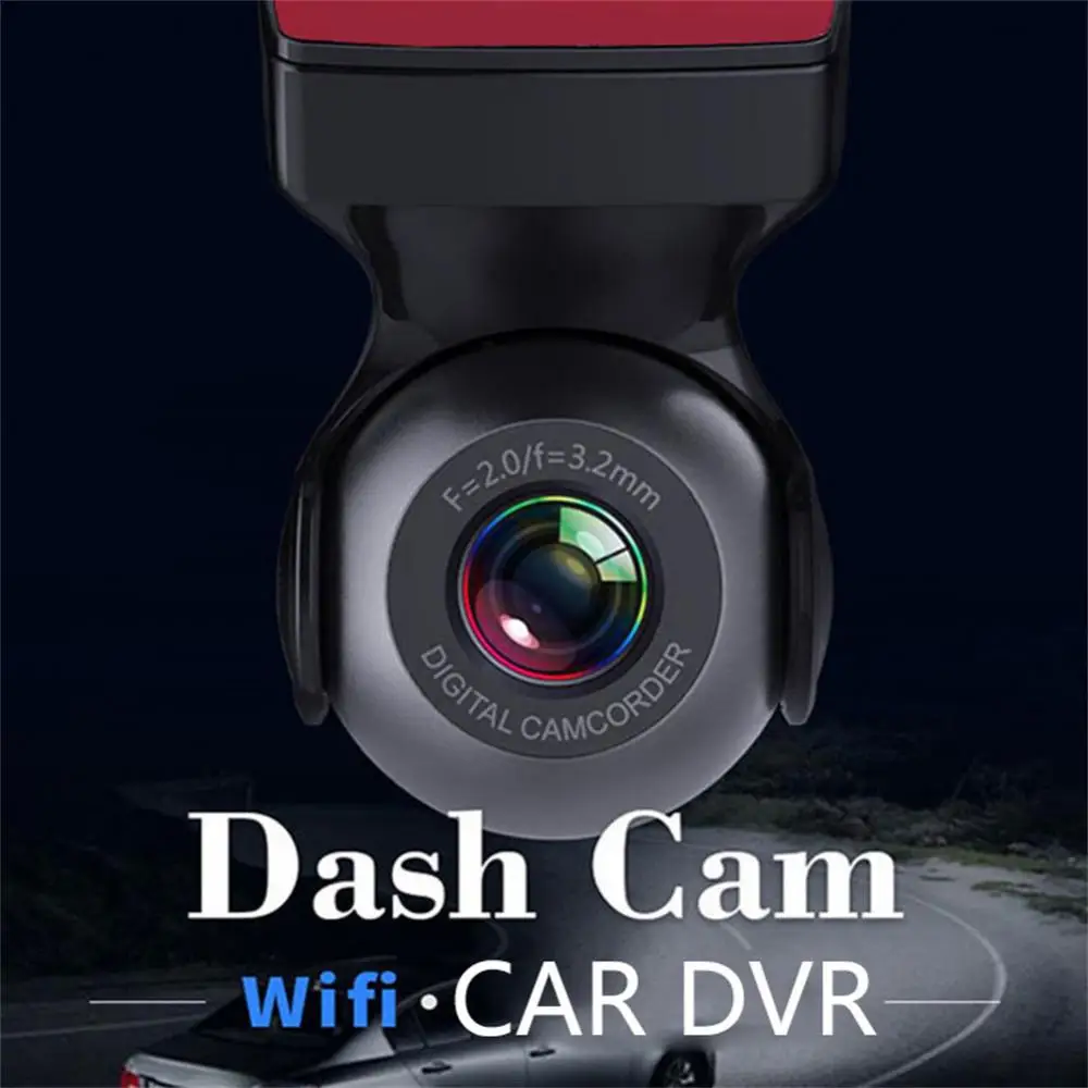 Купи Car Dash Cam Night Vision Dash Camera 170 Degree Wide Angle USB Video Recorder Camera Auto Dashcam with Wifi ADAS за 1,124 рублей в магазине AliExpress