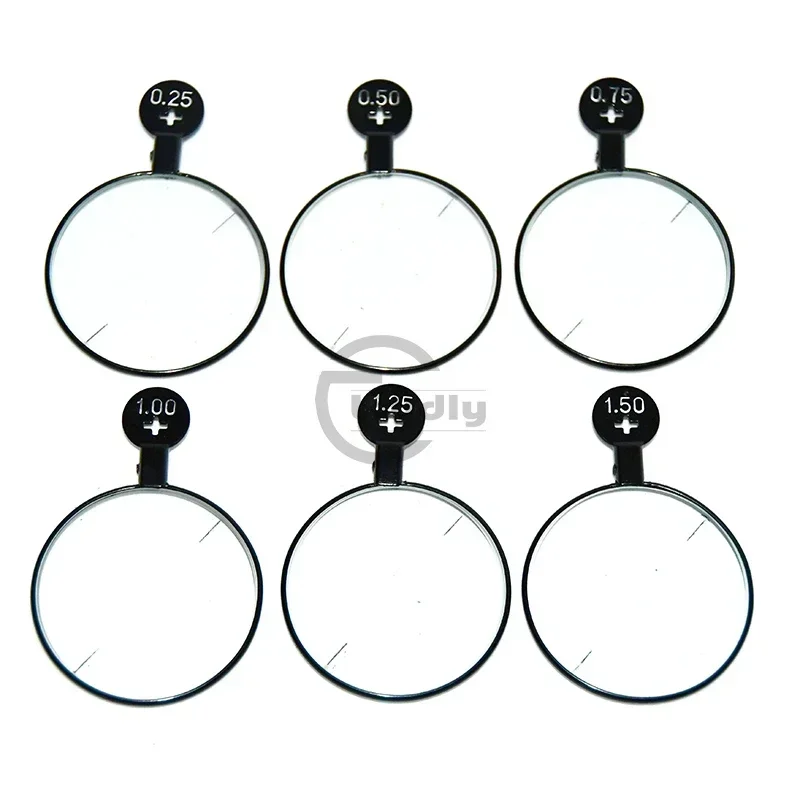 Офтальмологическая линза Пробная Цилиндрическая с цветным металлическим ободом