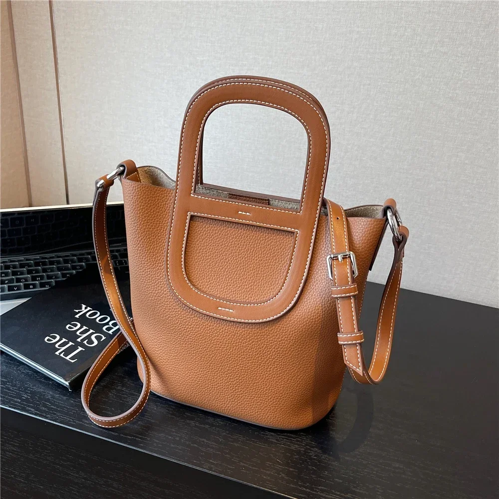 

For Handbags Shoulder Bags Small Tote Crossbody And Hifashion Design Trend 2023 Vintage Women Bags Bucket Leather Ladies Purses