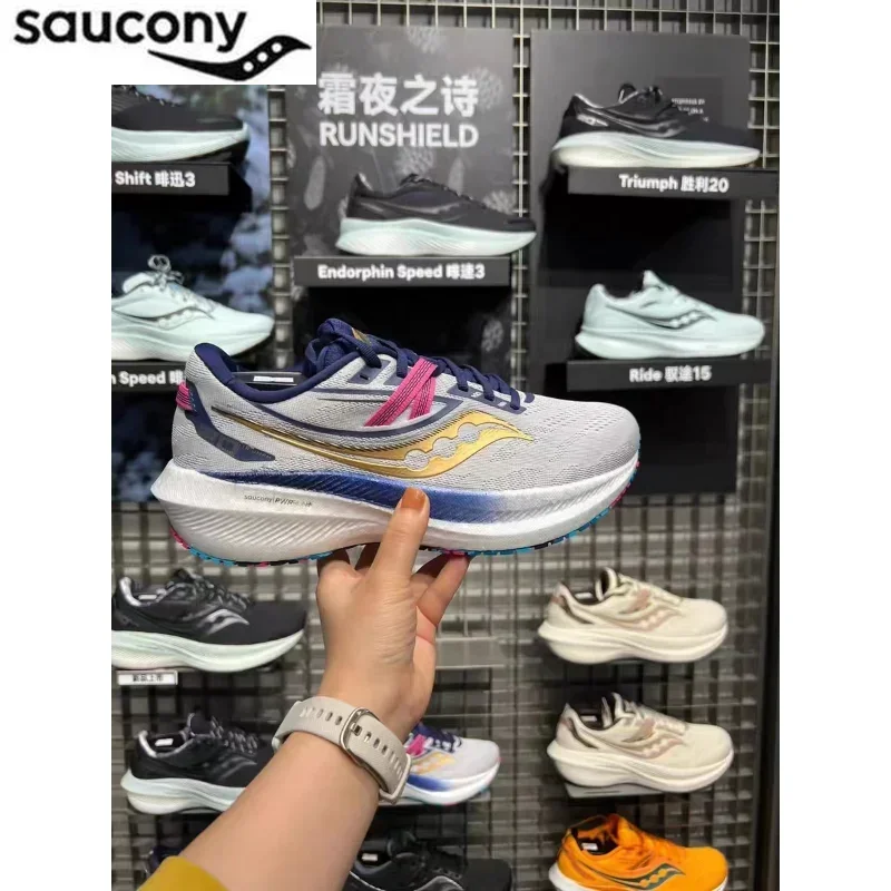 

Мужские кроссовки Saucony Classic Victory 20, повседневные беговые кроссовки с амортизацией, подошвой из попкорна