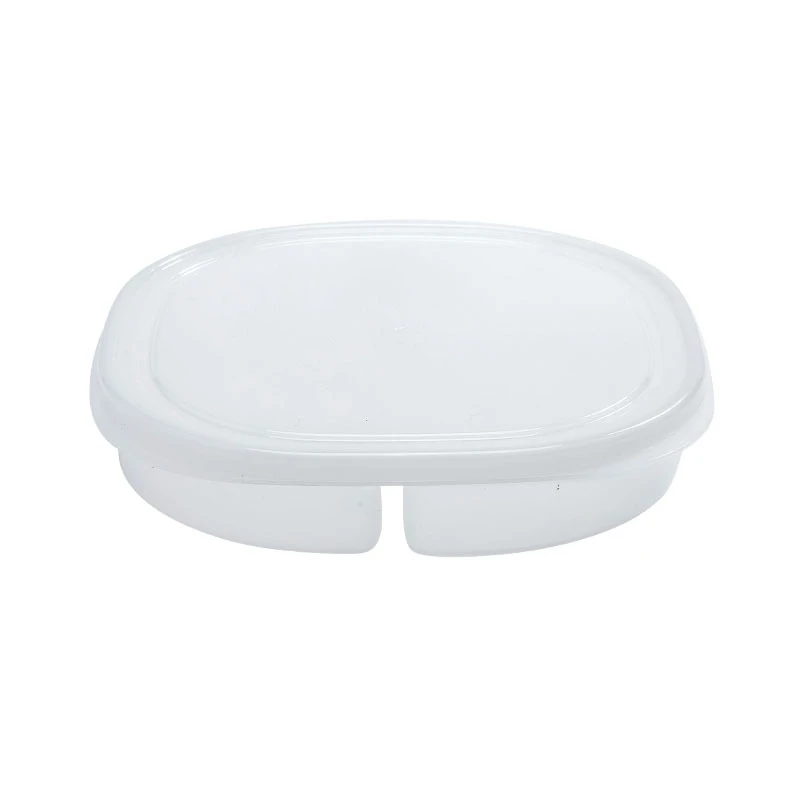 

Transparent Food Storage Container 4 Compartments Fruits Vegetables Box With Lid Home Kitchen Refrigerator Supplies Dropship