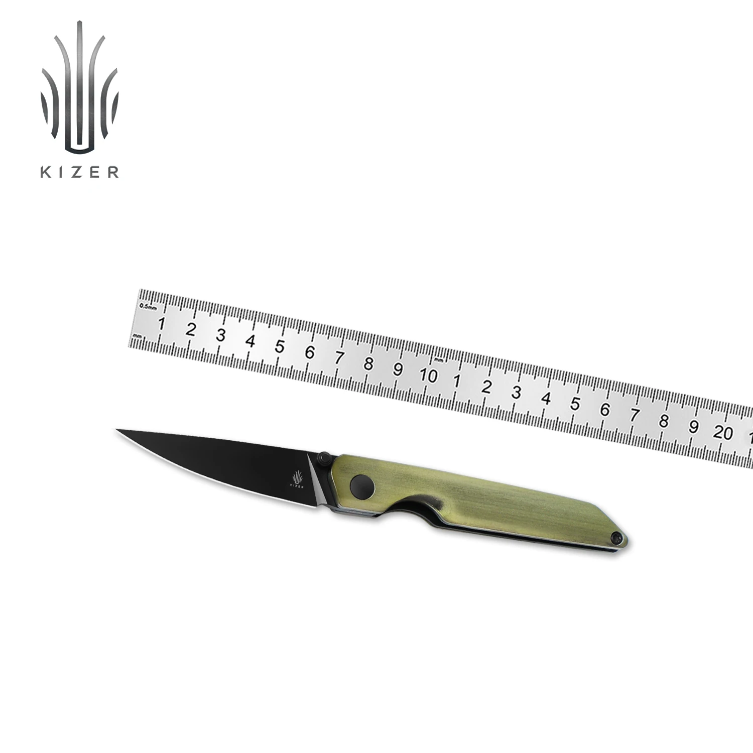 Карманный нож Kizer Shot V3677C1/V3677C2 6063-T6 ручка с лезвием 154 см инструменты для кемпинга EDC