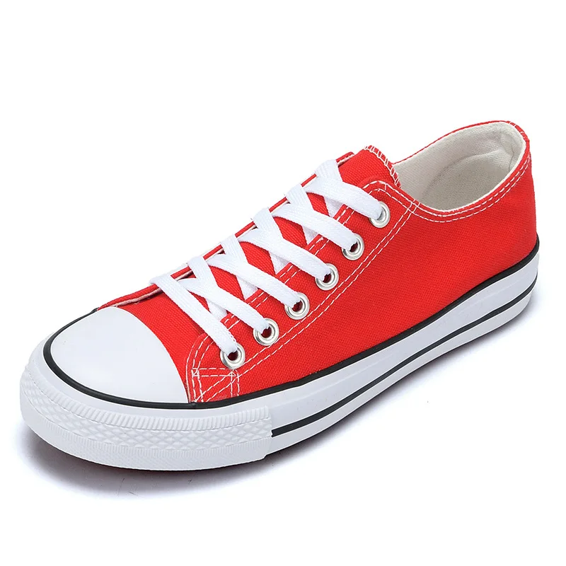 Student Shoes Women Men Girls Sneakers Ladies Flat Lace-Up Zapatillas Shoes 2023 New Breathable Canvas Casual Mujer Chaussure