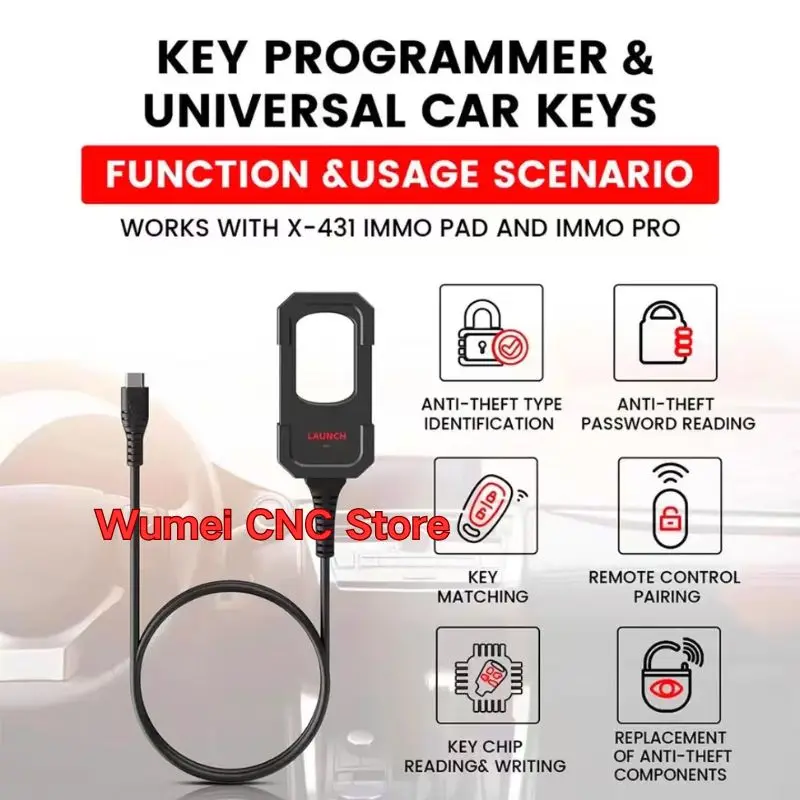 Запуск ключей X431 Программатор Yuanzheng с смарт-картой чипом супермодели 4 ключами