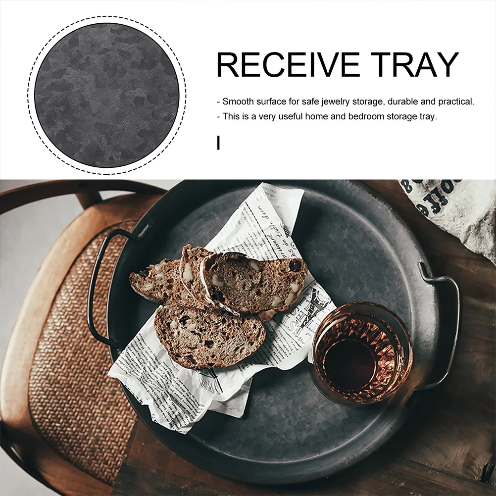 Премиальный железный скандинавский кухонный поднос для хранения старый кованый