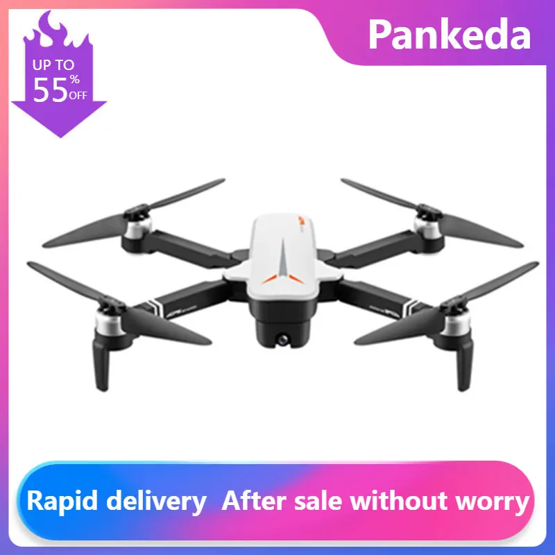 

Uav Brushless 5G Professional Anti-shake UAV 4K High-definition Aerial GPS Positioning Four-axis Folding Remote Control Aircraft