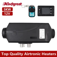 12v 5kw diesel air parking heaters with remote control lcd monitor for rv boats motorhome trailer trucks