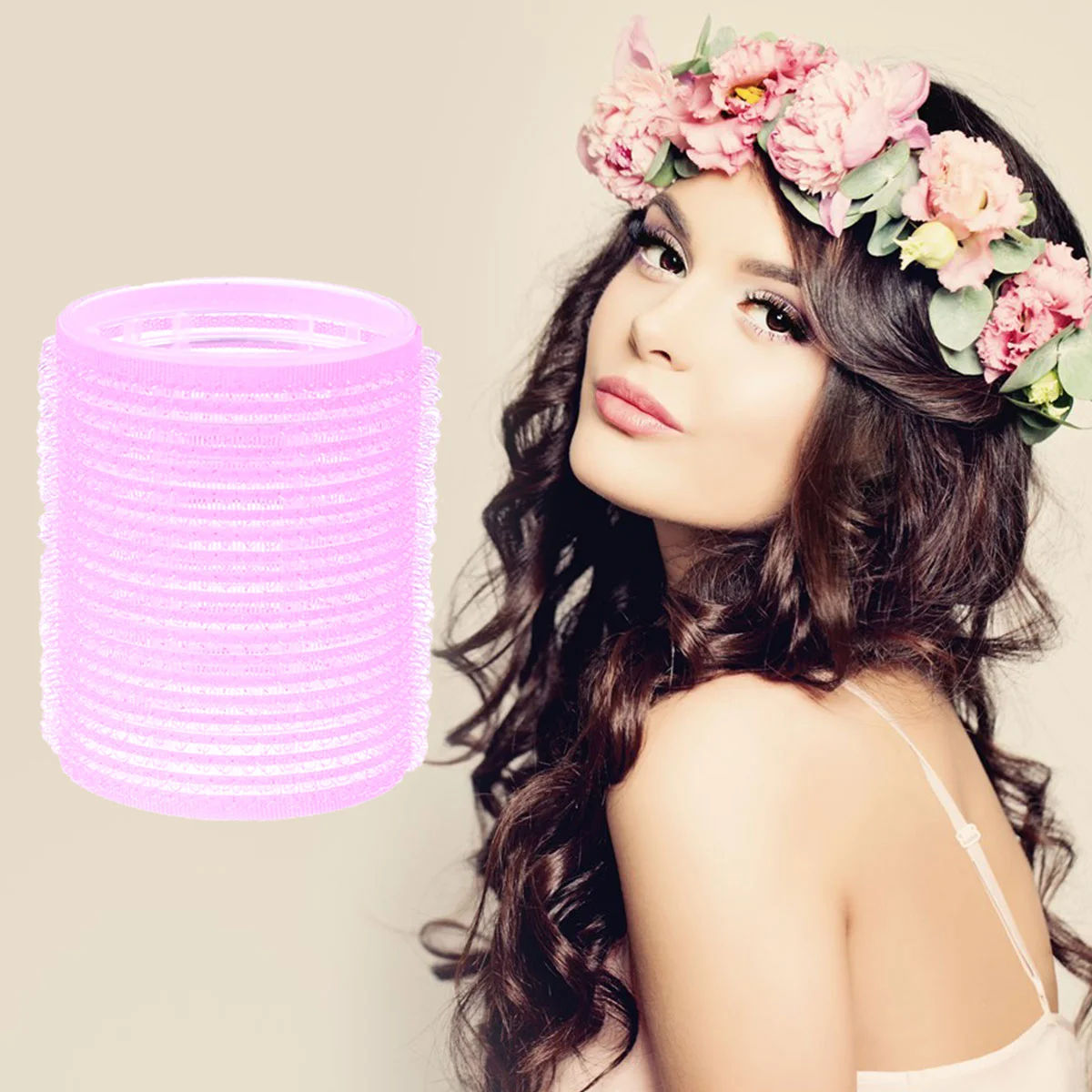 

Hair Rollers Curlers Roller Hairdressing Salon Diy Curler Grip Selfseton Styling Carespiralsnap Size Dressing Sets Heatin