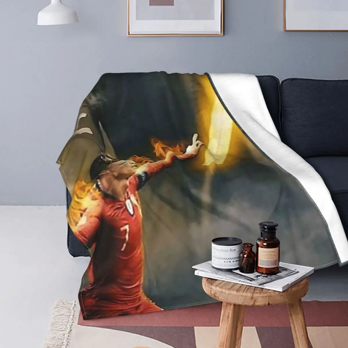 

CR7 Cristiano Ronaldo Blanket Flannel Super Soft Throw Blanket Sofa Throw Blanket For Couch Bedding Office Throws Bedspread