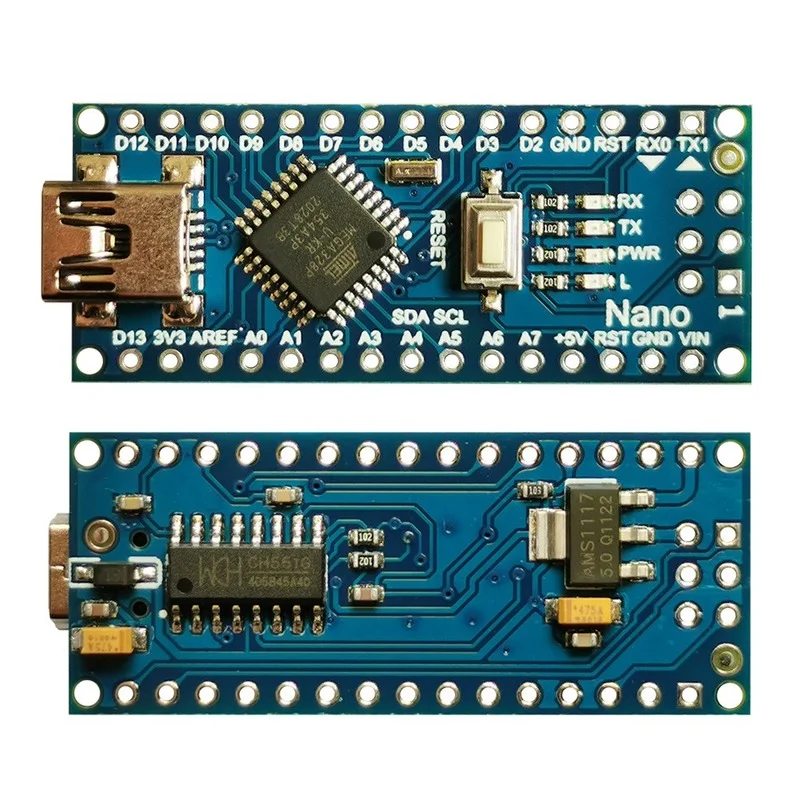 

Type-C / Micro USB CH340 Nano 3.0 ATmega328P Controller Board Compatible for Arduino Nano CH340 USB Driver Nano V3.0 ATmega328