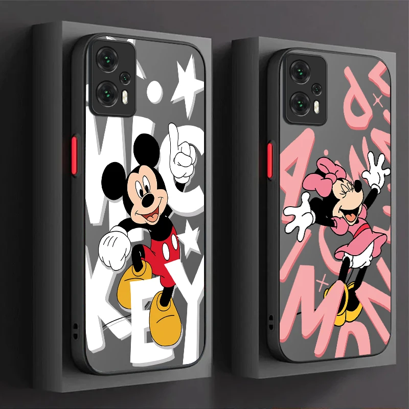 Disney Minnie Mickey Mouse Case For Xiaomi POCO M6 Pro 4G C65 X6X3 NFC X4 GT X5 F3 F4 F5 F6 13T 12T 11T 10T 13 12 11 Lite 5G NE