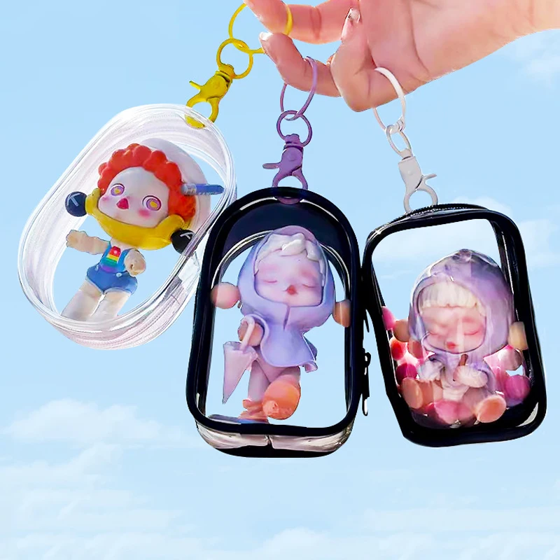 Keychain Bag Storage Case Organizer Box Storage Pouch Keychain Wallet Thicken Toy Doll Gifts Bag