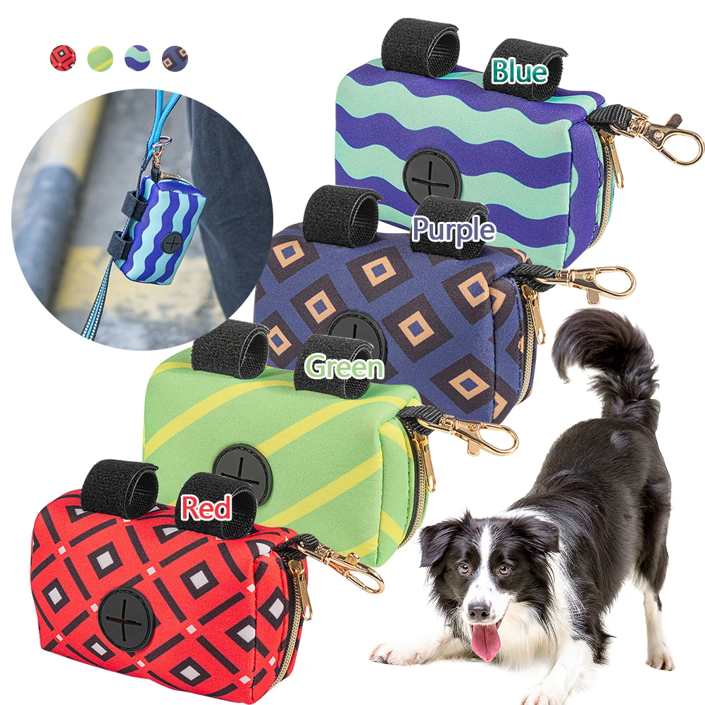 

Portable Pet Waste Bag Poop Bag Pet Leather Garbage Bag Dispenser Walking Travel Pet Products Dogs Pets Accessories Dog Supplies