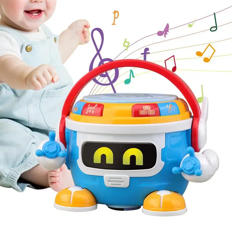 

Kids Music Drum Toy Kids Electric Drum Toy Instruments Portable Electric Musical Instruments Toys For Kids Toddler Children Boys