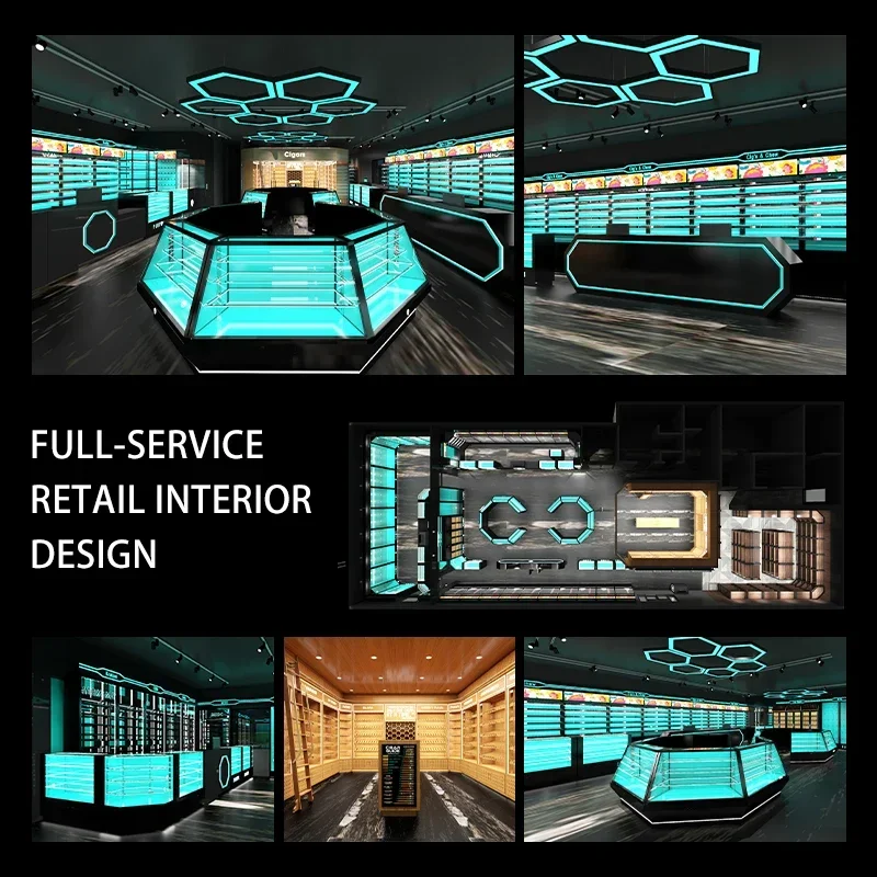 Уникальное светодиодное освещение под заказ искусственная деревянная мебель