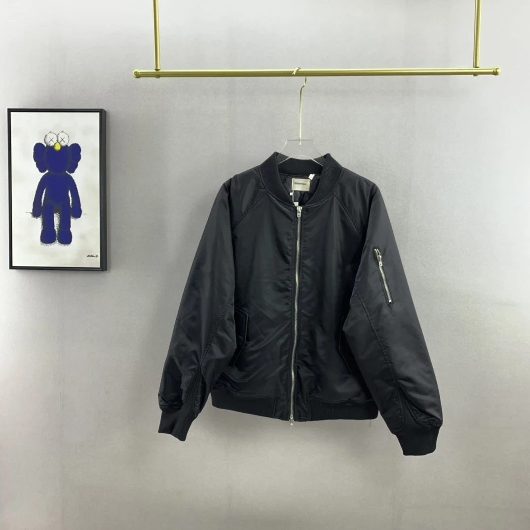 6th Collection 3M Reflection Jacket Oversized Streetwear Cotton Lining Jacket Coat High Quality Zipper Jacket Men