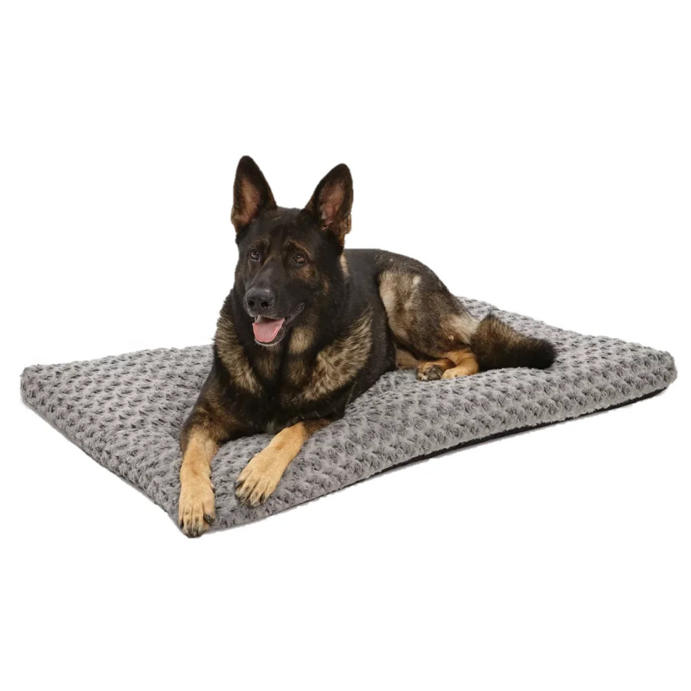 

Dog Bed & Crate Mat, Deluxe Ombre Swirl, Fits 48" Crate, Gray Veterinary Clinic Equipment Dog Breeding Supplies