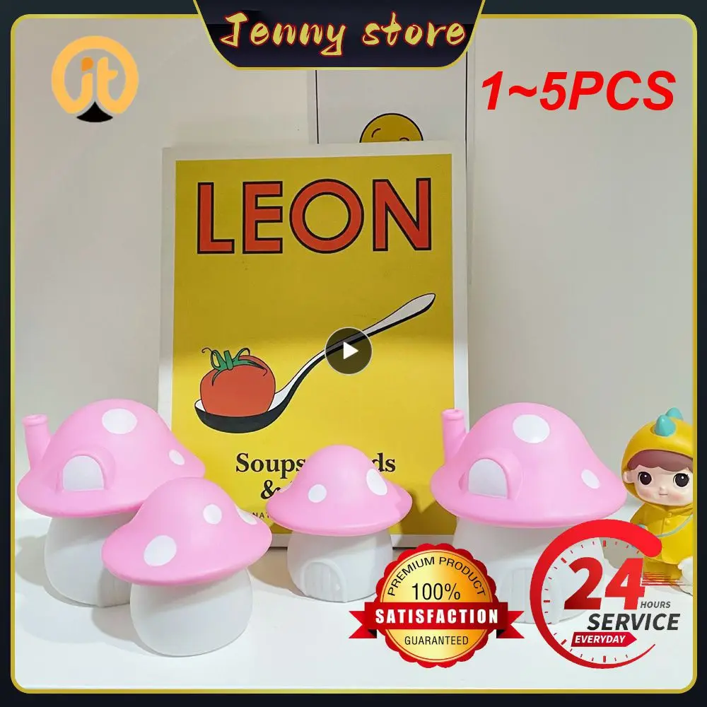 

1~5PCS Creative Mushroom Night Light 1.5w Bedroom Decoration Bedside Lamp Atmosphere Cute Living Room Decor Atmosphere Light