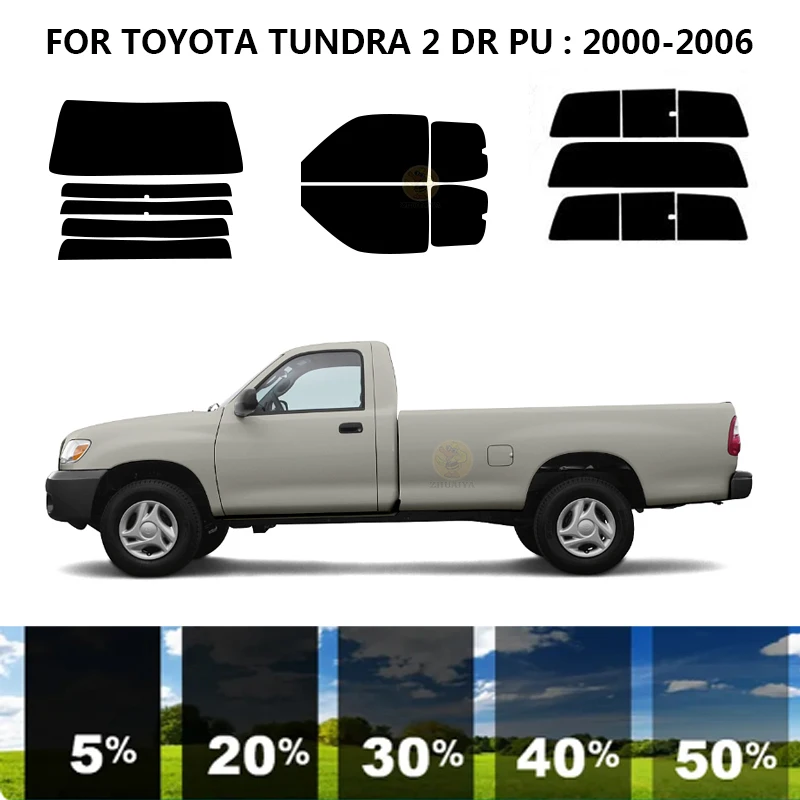 

Precut nanoceramics car UV Window Tint Kit Automotive Window Film For TOYOTA TUNDRA 4 DR PU 2022-2023