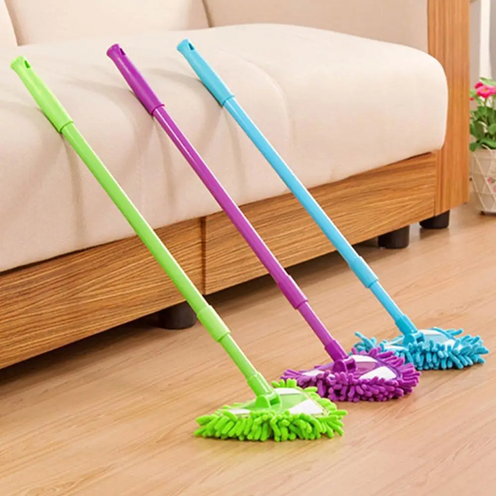 

Triangle Cleaning Mop Floor Mop Rotatable Adjustable Chenille Home Wall Ceiling Floor Glass Window Cleaning Wash Tool Dust Brush