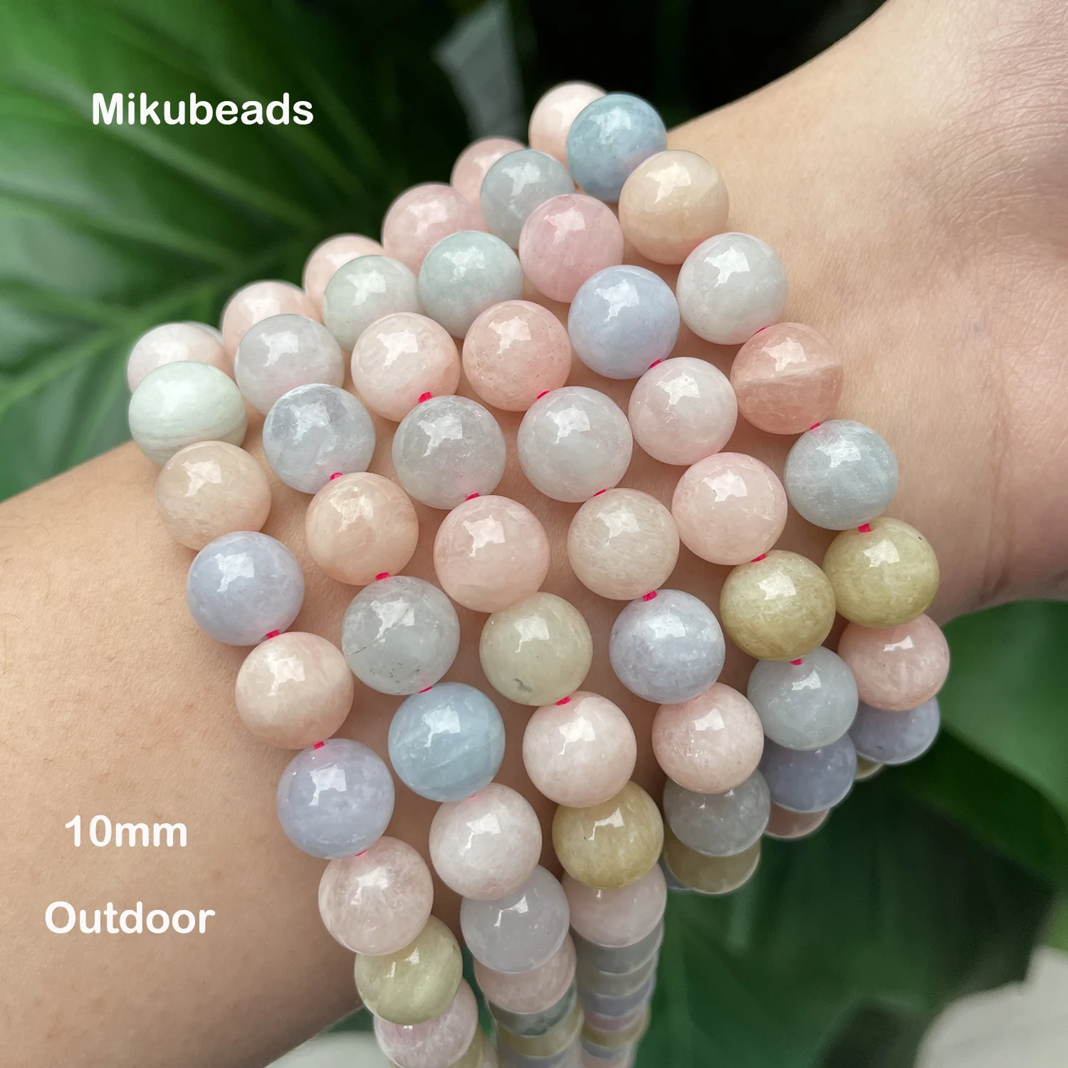 Натуральные гладкие круглые бусины россыпью для изготовления ювелирных изделий