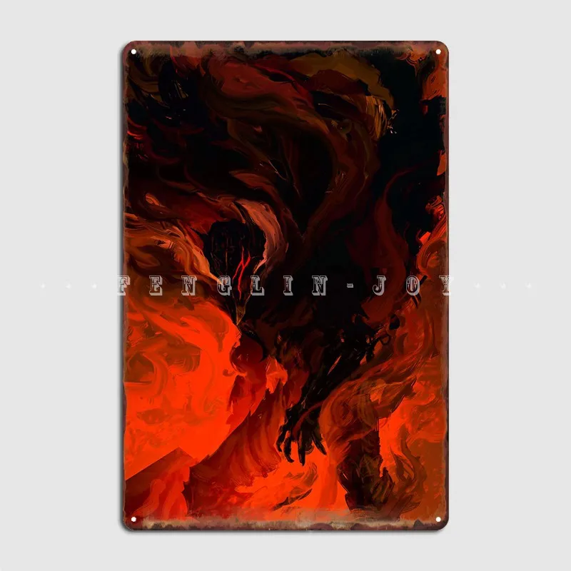 

Inferno Metal Sign Wall Decor Cinema Garage Design Garage Club Tin Sign Poster