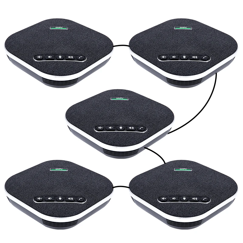 

DAIPU-GM35 Best Quality LAN Poe USB 5 Cascading Multipoint Desktop Conference Speakerphones for Large Conference Room