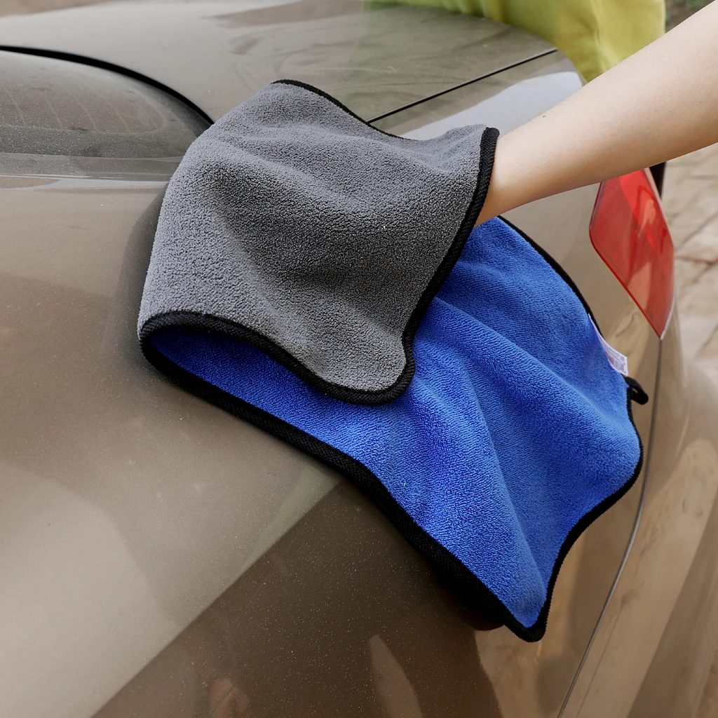 Microfiber Car Wash Towel Cleaning Cloth for Ford Focus Fusion Escort Kuga Ecosport Fiesta Falcon Mondeo Taurus MUSTANG