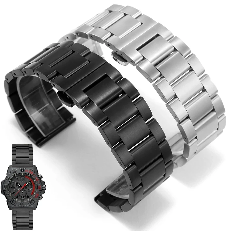 Подходит для мужских часов P-anerai PAM441 111 ремешок из нержавеющей стали 24 мм