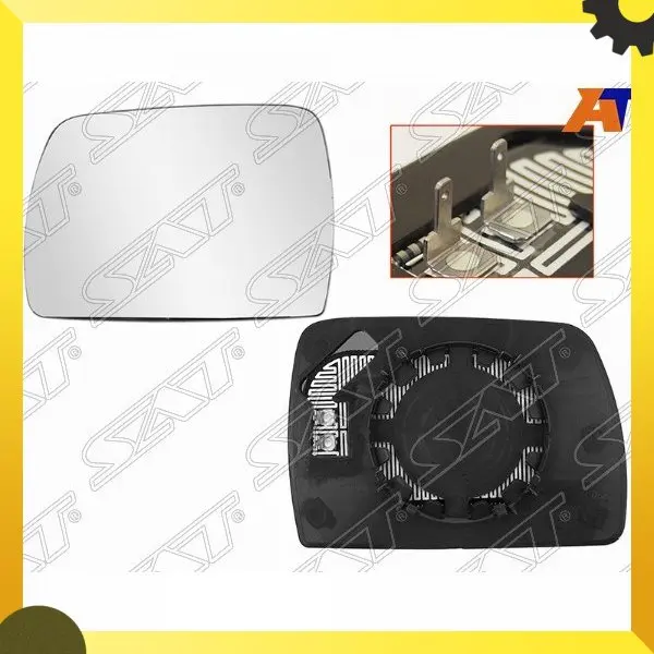 Полотно зеркала BMW X3 E83 03-10 LH - голубое асферическое с обогревом SAT ST-BM83-940G-A2 |