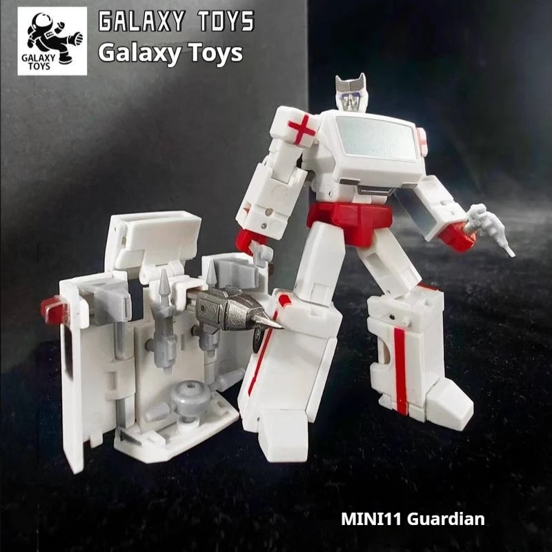 Фото Игрушки Galaxy Toys: Трансформирующиеся фигурки Mini11 Ratchet, маленькие коллекционные фигурки-хранители, деформируемые модели автомобилей №2